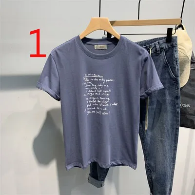 

Men's ice silk T-shirt half sleeve 2022 summer short-sleeved thin section social tide brand knitted t-shirt