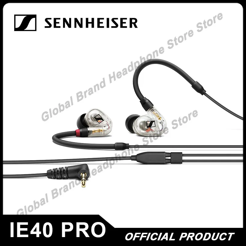 Original Sennheiser IE40 PRO Wired Precise Monitoring Earphones HIFI Headset Sport Earbuds Noise Isolation Headphone