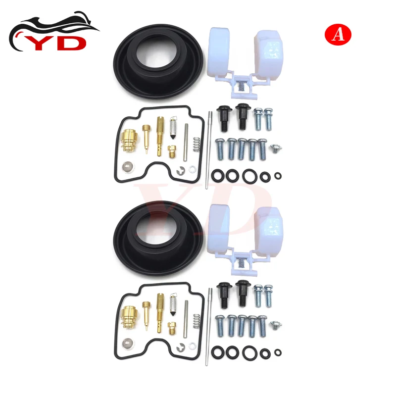 Комплект для ремонта мотоциклетного карбюратора, настраиваемая вакуумная диафрагма и поплавок для Yamaha XVS1100 XVS1100A XVS11 1100A