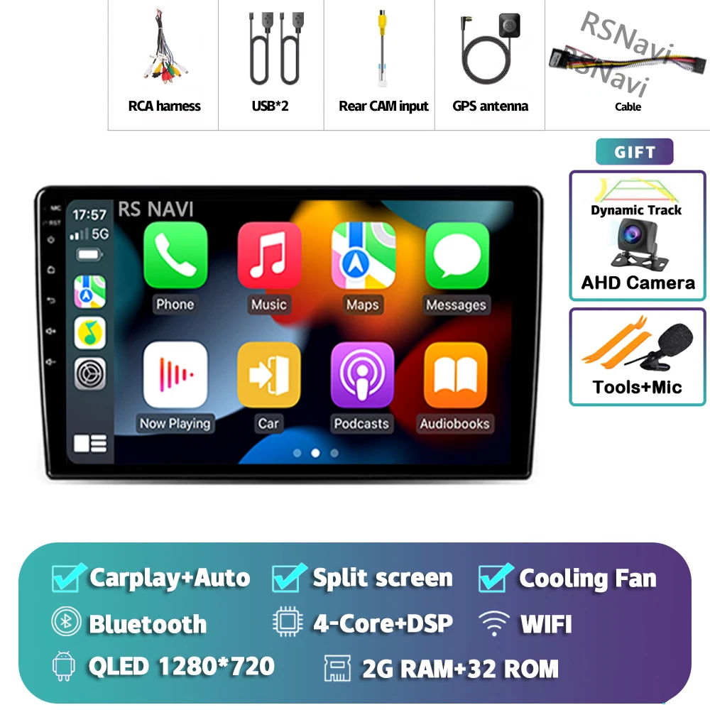 

Android 15 Carplay Auto для Opel Zafira B 2005-2014 Opel Astra H 2004-2014 Автомобильный радиоприемник GPS-навигация Видеоплеер 2Din Стерео