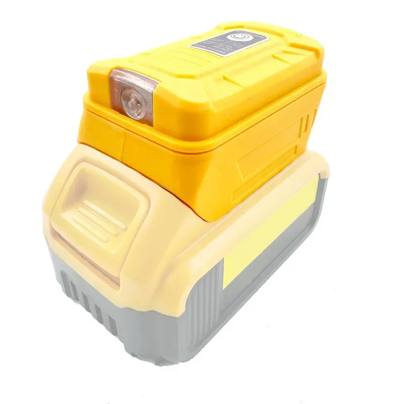 USB-адаптер для зарядки Dewalt литий-ионный аккумулятор 18 в 20 с двумя USB и быстрой