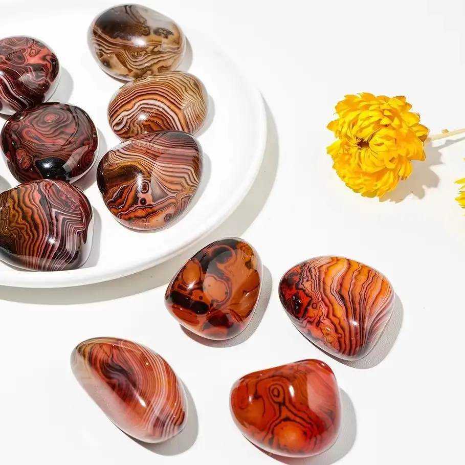 Натуральный кристалл обернутый шелковым агатом рулон камня полировка большие