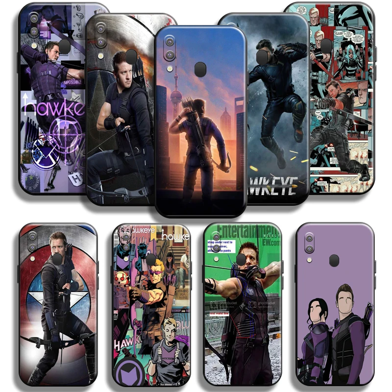 

Marvel Avengers Hawkeye For Samsung Galaxy M20 Phone Case Cases Coque Black Funda Cover Liquid Silicon Soft