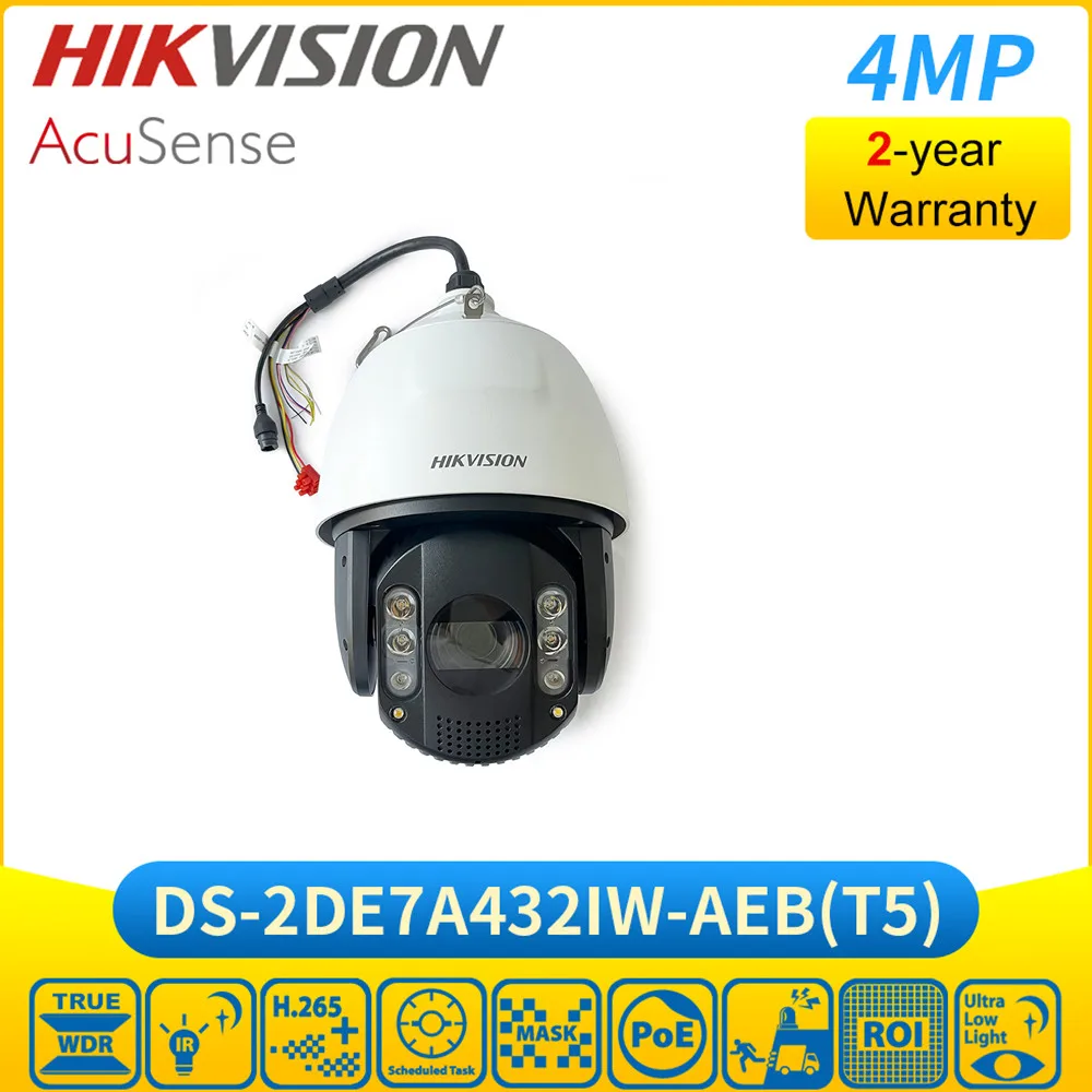 

Hikvision DS-2DE7A432IW-AEB(T5) 4MP AcuSense Outdoor PTZ Network Speed Dome Camera IR 32x Optical Zoom Replace DS-2DE5432IW-AE