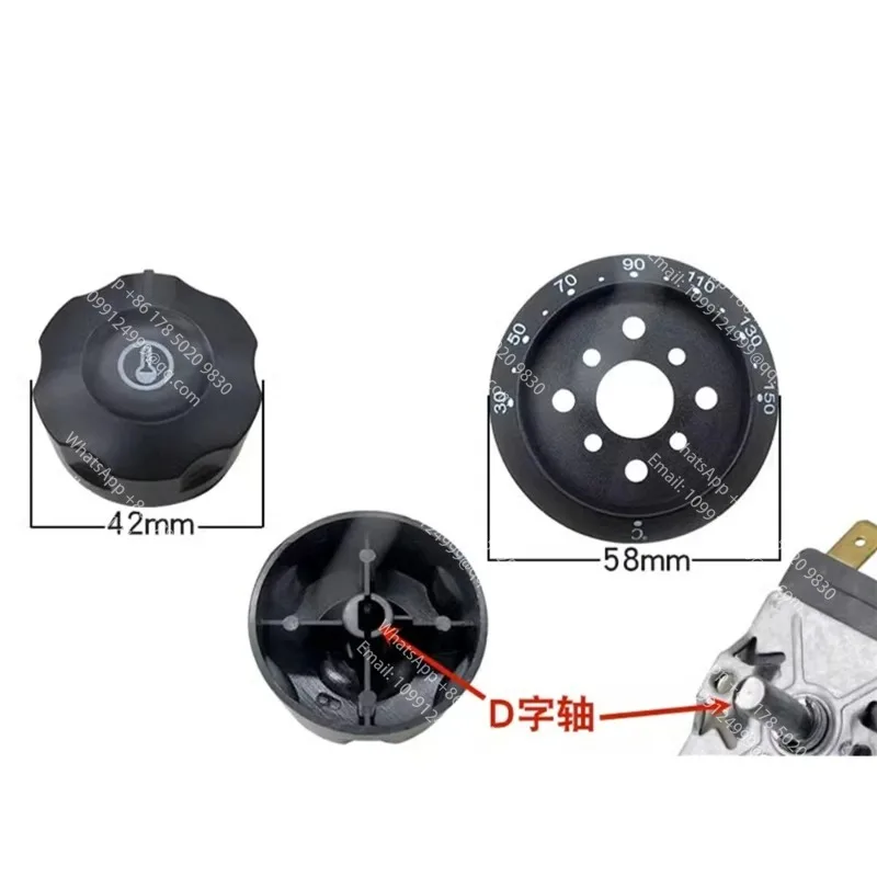 30-150 ℃   Ручка-переключатель для электрических духовок, аппаратов для приготовления сосисок, фритюрниц, регуляторов температуры, крышки переключателей, электрических фритюрниц, водонагревателей. (art.: 3920dbe0183bd) - 3920dbe0183bd