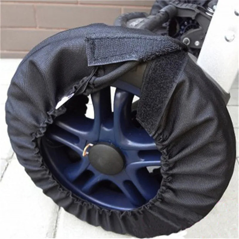 

1Pcs Baby Stroller Wheel Cover Dustproof Wheelchair Tire Protector Infant Pushchair Pram Wheel Anti-Dirty Oxford Cloth Case
