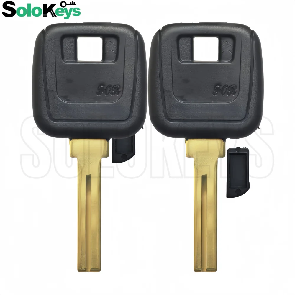 10 шт./лот SOLOKEYS Сменный корпус автомобильного транспондера для Volvo XC70 XC90 V50 V70 S60 S80 C30