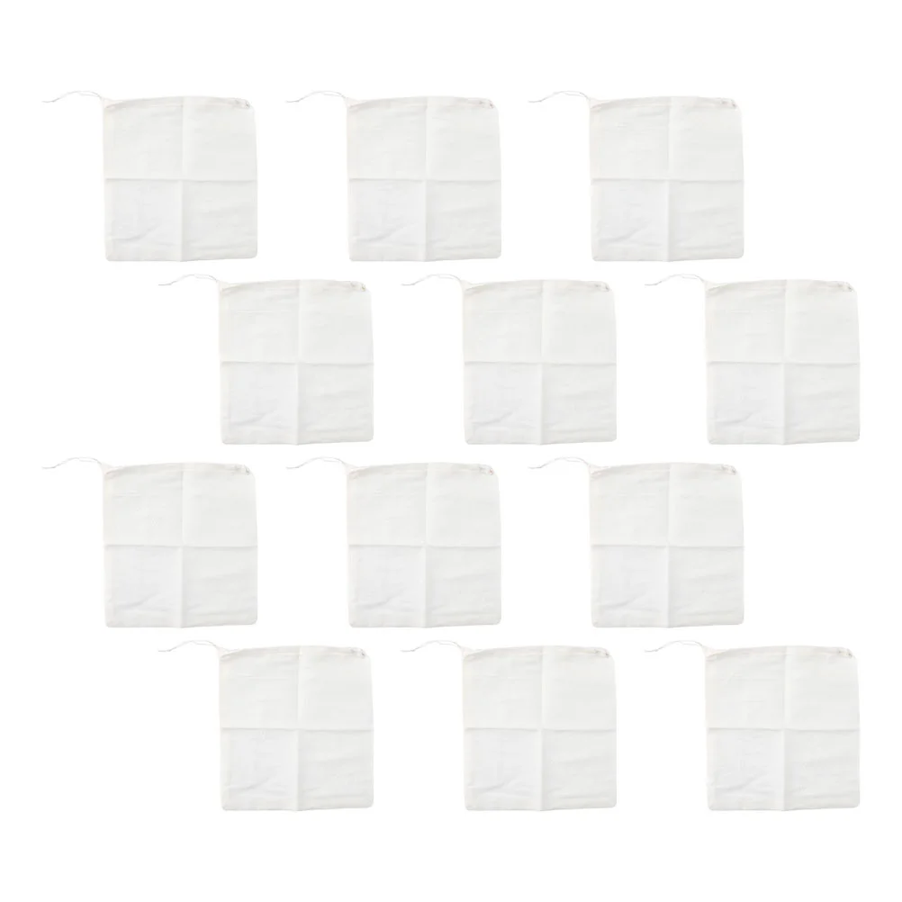 

Bag Filter Brew Tea Bags Strainer Coffeecloth Nut Cold Dispenserloose Filters Leaf Paper Sachets Empty Drawstring Cheesecloth