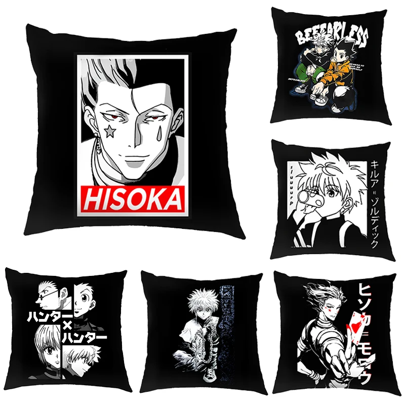 Популярные наволочки с принтом в стиле аниме HUNTERxHUNTER наволочка Харадзюку для