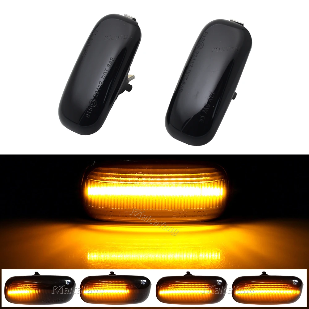 

Smoke Lens Amber Yellow LED Front Fender Side Marker Light For Audi A3 S3 8P A4 S4 RS4 B6 B7 B8 A6 S6 RS6 Turn Signal Light