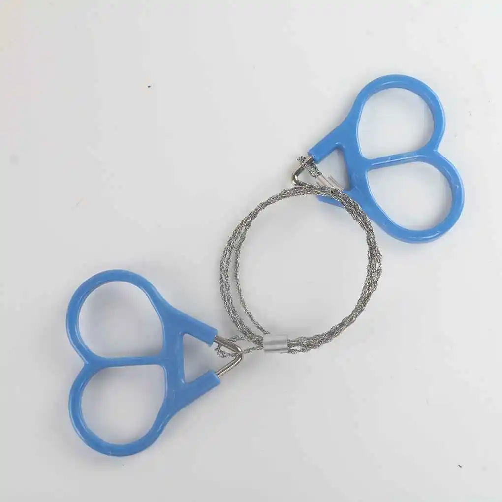 

10pcs Field Survival Stainless Wire Saw Hand Chain Saw Cutter Outdoor Emergency Survival Tools Fretsaw Camping Hunting Wire Saw