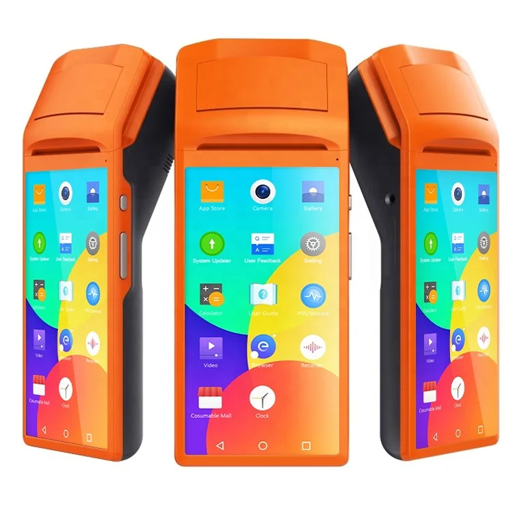 

touch pos V1S 3G wifi Smart Handheld Mobile 5.5 inch Android Portable pos 58mm receipt printer