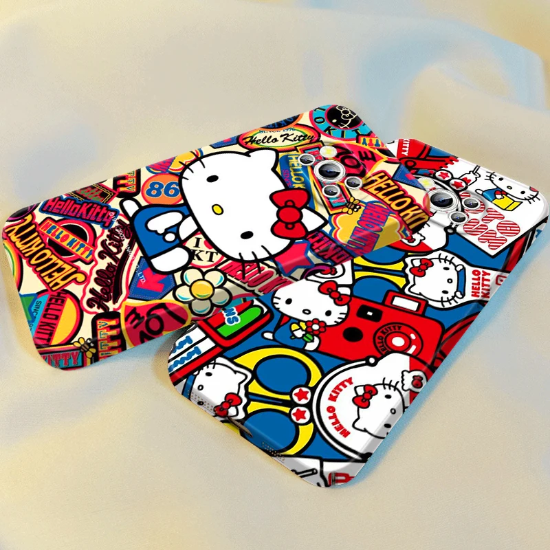 Sanrio Hello Kitty Cartoon Film Phone Case For Xiaomi Mi Poco X5 X4 X3 F5 F4 F3 F2 M5S M5 M4 M3 GT Pro 5G Feilin Hard Cover