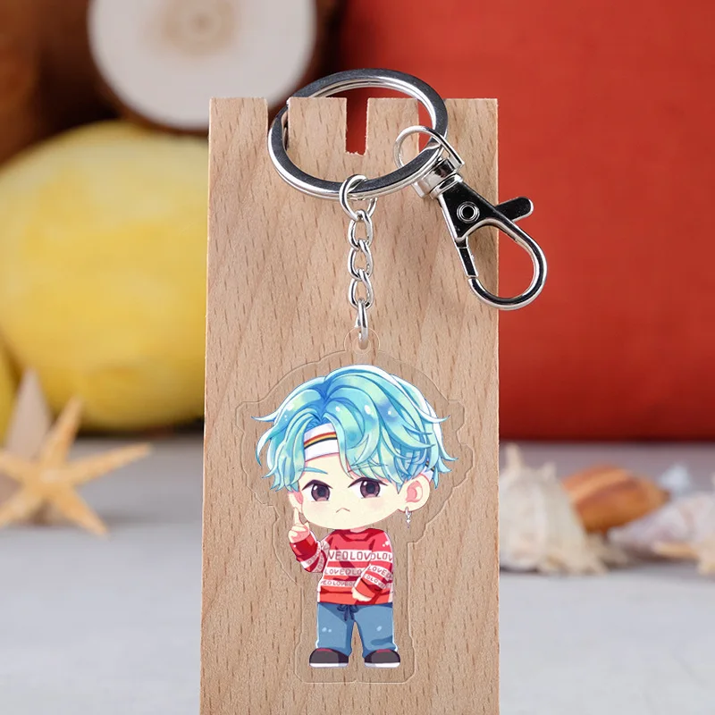 Bangtan брелок для мальчиков Idol Group bt21 SUGA K-POP V JIMIN JIN RM JUNG KOOK ключей подвеска |