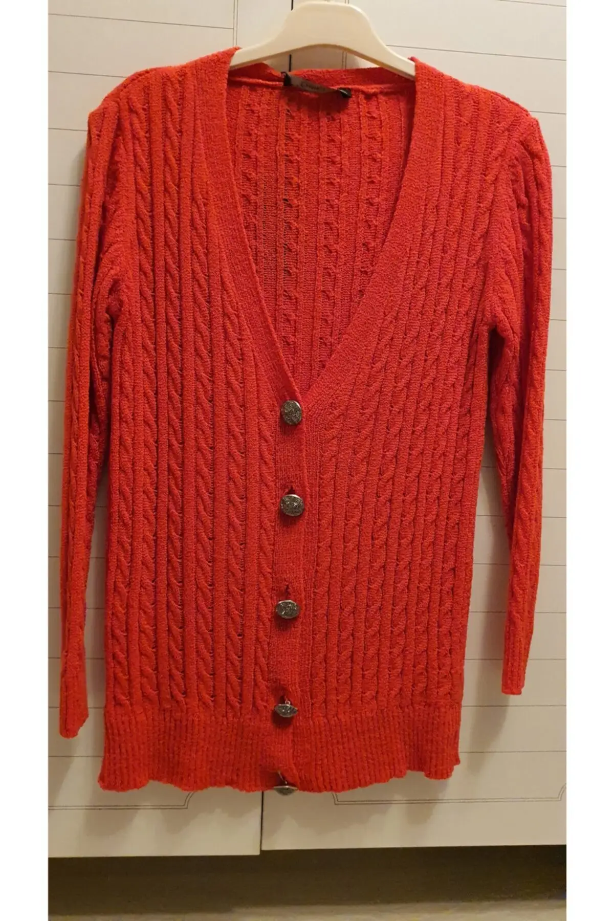 

Women's Cardigan Pomegranate Hair Knitting Sweater Casual Knitted Quality Fashion Cardigan Sweaters Loose Sweater Sweater Sweater