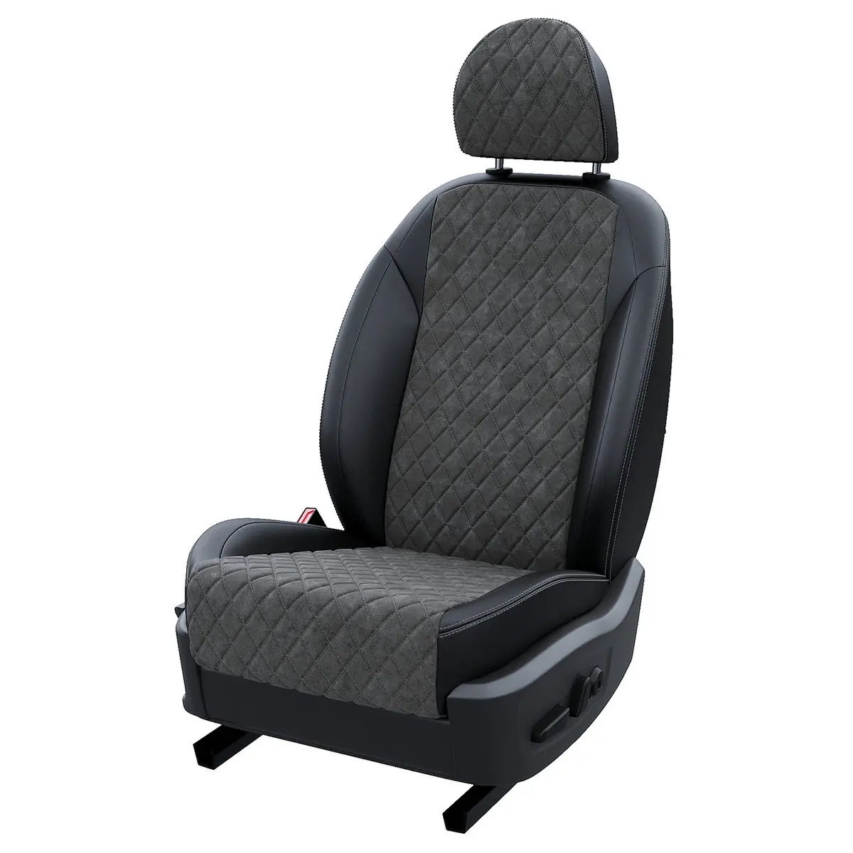 Чехлы на ДАФ XФ95 1997-2006 Алькантара с ромбом