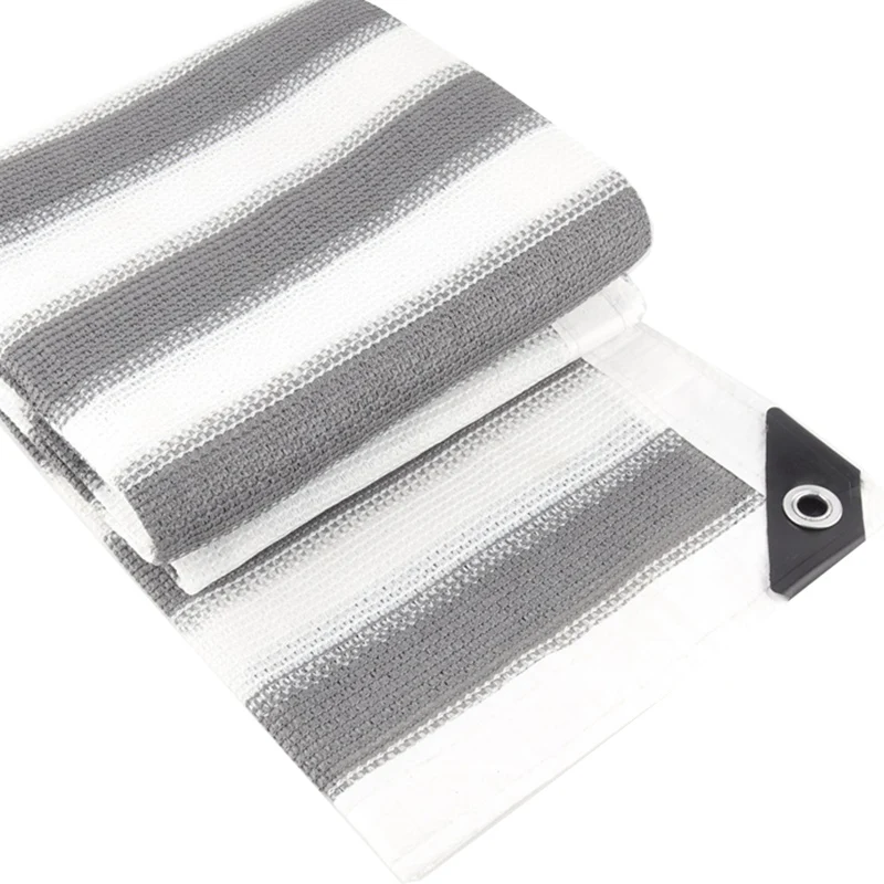 

Tewango Солнцезащитная сетка из полиэтилена 160GSM серый белый