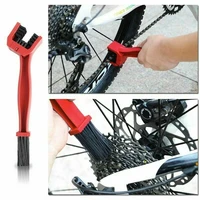 4pcsset bicycle chain gear cleaning brush kit motorcycle wheel cleaner brush for road mtb outdoor scrubber wash tools