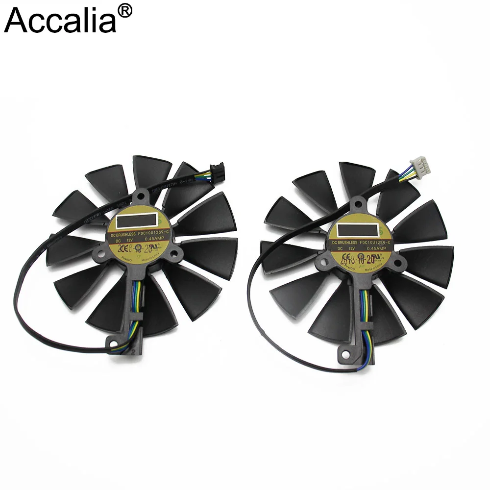 

87mm T129215SH FDC10U12S9-C 4Pin RTX 2060 2070 2080 Ti GPU Card Cooler Fans For ASUS GeForce RTX2080 RTX2080Ti GAMING Card Fan