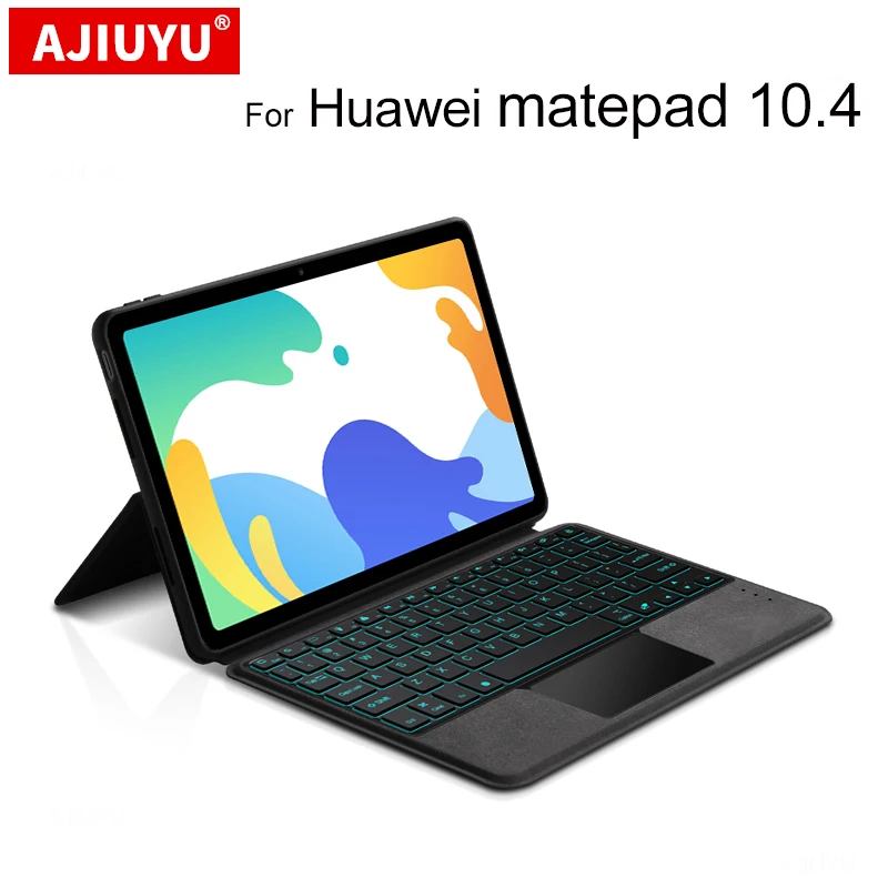 

Case Cover For HUAWEI MatePad 10.4 BAH4-W09 W19 AL10 BAH3-W09 W59 AL00 Tablet Bluetooth Keyboard TouchPad Protective Cases Shell