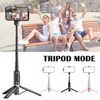 portable wireless bluetooth phone telescopic selfie stick tripod with 360%c2%b0 rotatable fill light for ios android phone y7w2