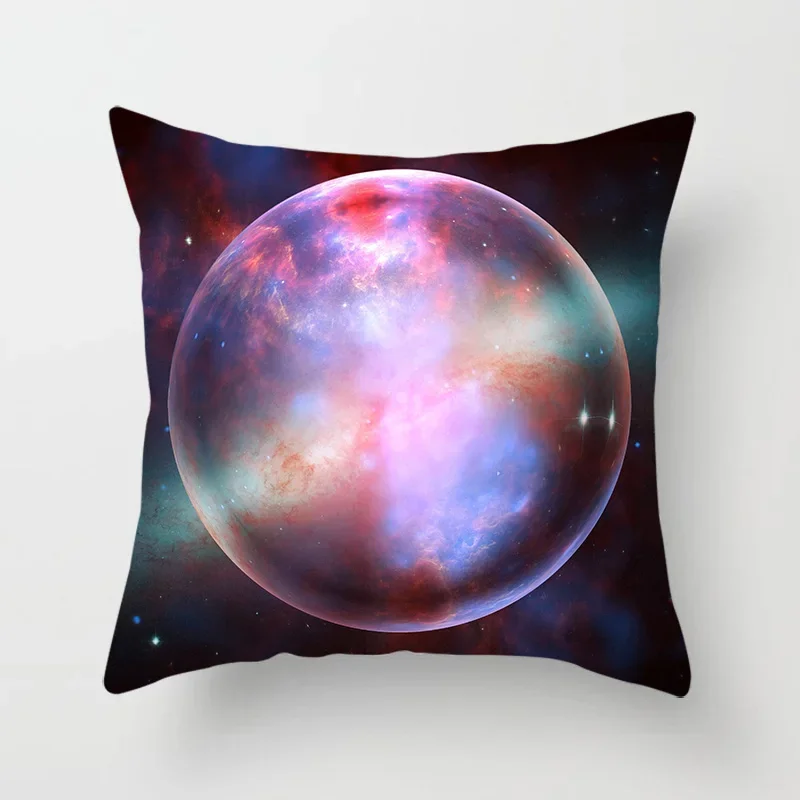 Наволочка в виде газеты со звездным ландшафтом украшение для дивана комнаты