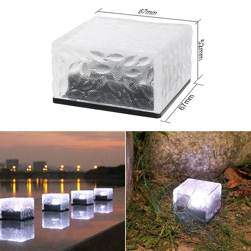 

Солнечные LED кубики льда для сада 8/4 шт