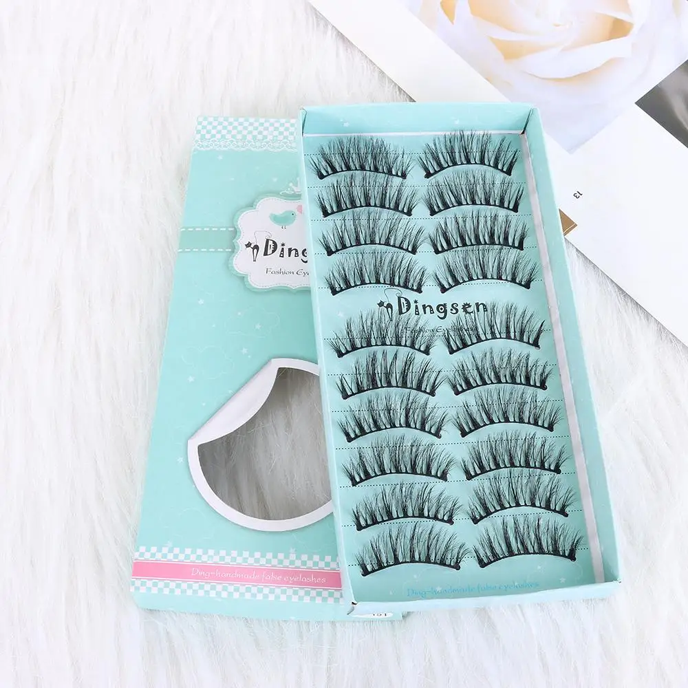 Ультра-Wispies 3D натуральные накладные ресницы супер мягкие пластиковые черные