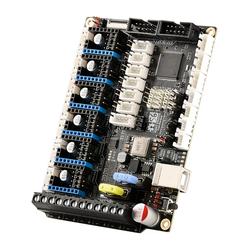 

S6 V2.1 Board 32 Bit Control Board Support 6X TMC Drivers Uart/SPI Flying Wire XH Connector for VORON V1.8 V1.9
