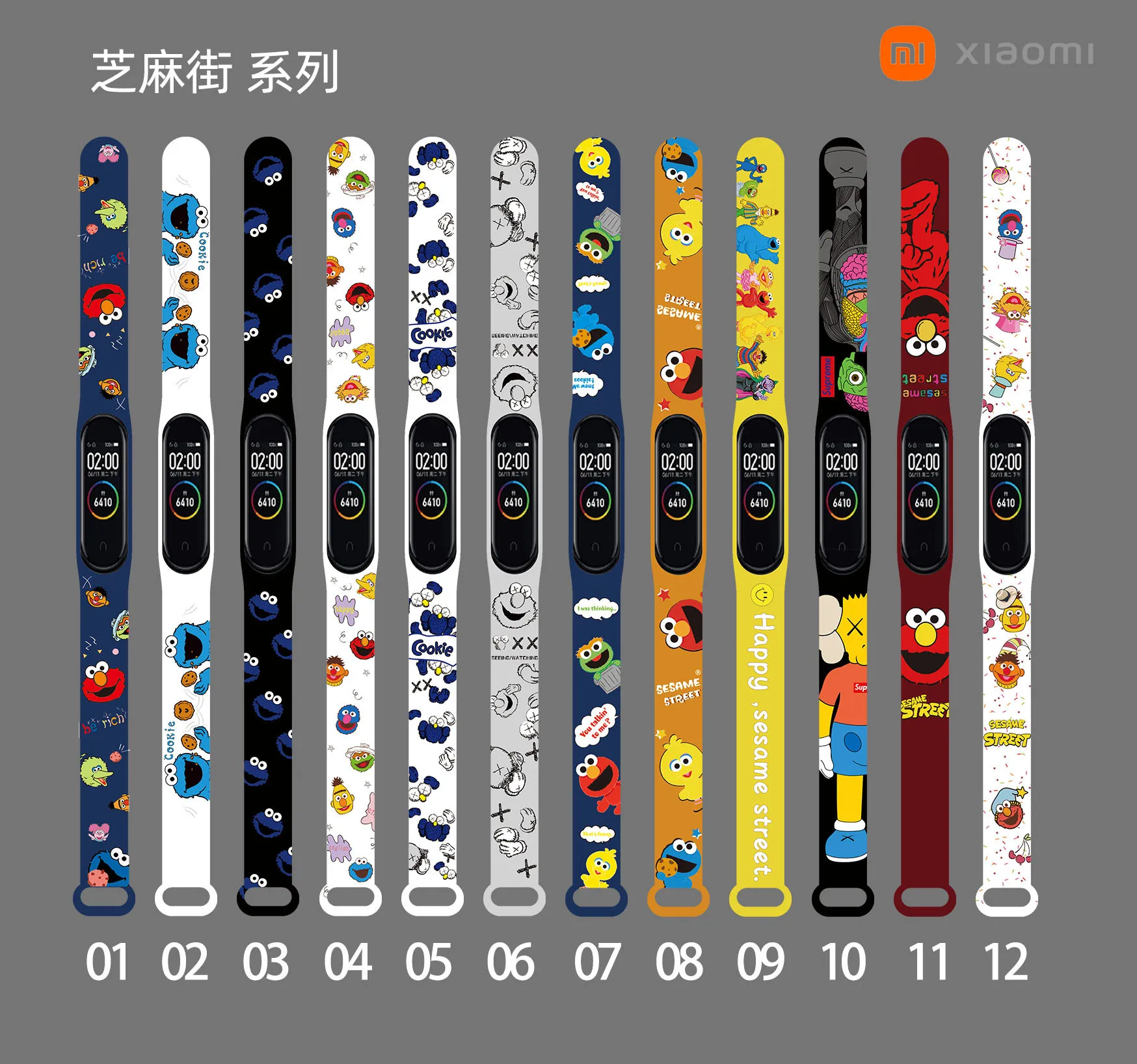 

2022 NEW Xiaomi For Mi Band 4/5/6 Strap Wristband Bracelet Replacement Sport Wrist Color TPU Watchband Bracelet Original New