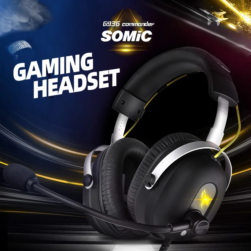 

Somic Wired Gaming Headphone 20Hz-20kHz 7 1 Channel Voice Calling Headset