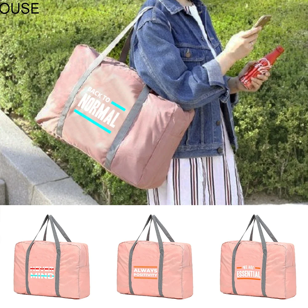 

Travel bag foldable women's travel bag clothing sorting storage phrase model luggage travel accessories