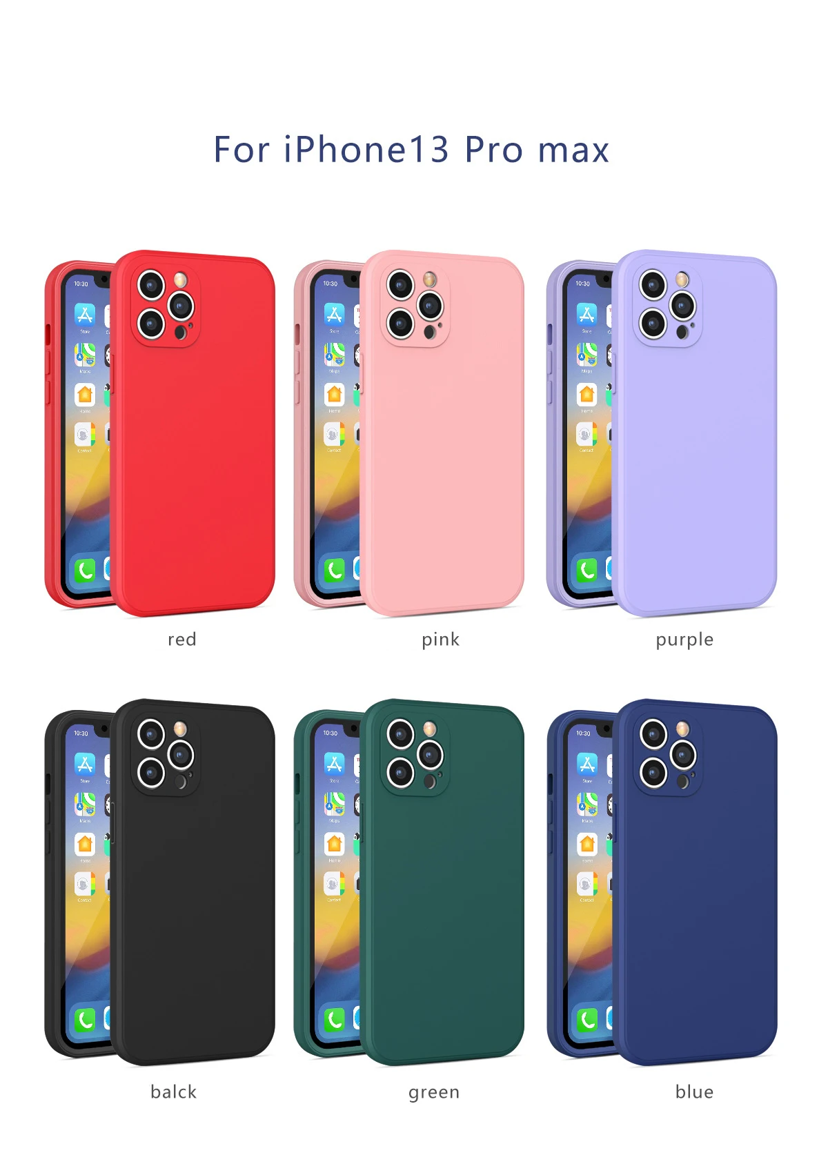 For Apple iPhone7/8  11/12/13/14 Plus Imitated Liquid 360 All Inclusive for Apple 14 14 Pro plus Promax Anti drop Case