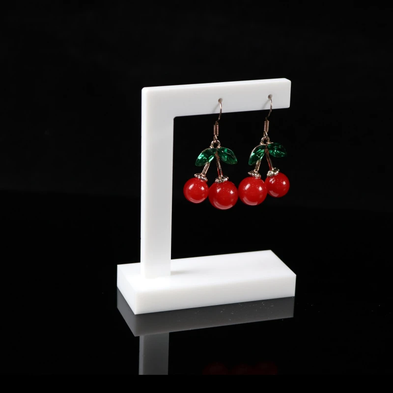 

Acrylic L Earring Display Stands Earring Holder Earing Case Jewelry Display Earring Stud Organizer Crystal Props
