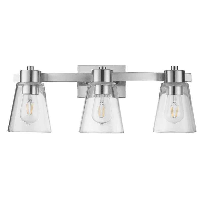 

Three Light Vanity in Brushed Nickel