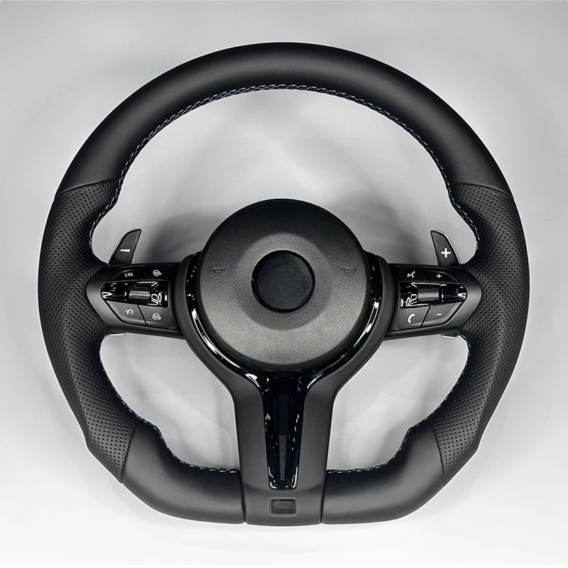 Внутренний кожаный руль для BMW 3 5 серии F01 F10 F15 F20 F22 F30 F32 F36 F80 M3 M4 M5 E90 E70 M Спортивный руль (art.: 3920d458601cd) - 3920d458601cd