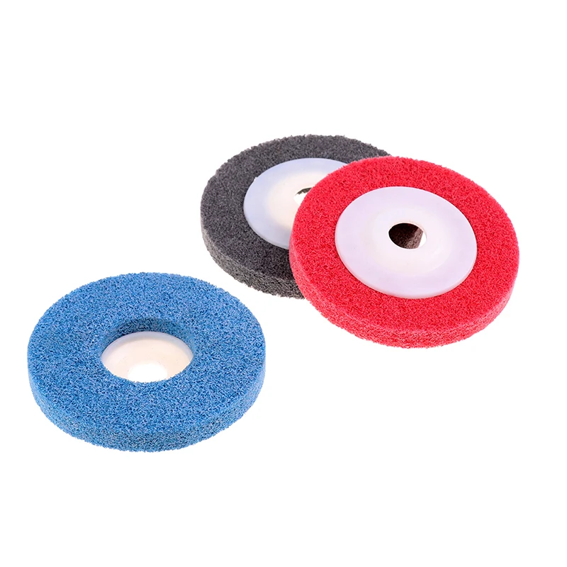 

2PCS Nylon Fiber Wheel Non Woven Abrasive Disc Grinding Polishing Pad For Metals Ceramics Marble Wood Crafts