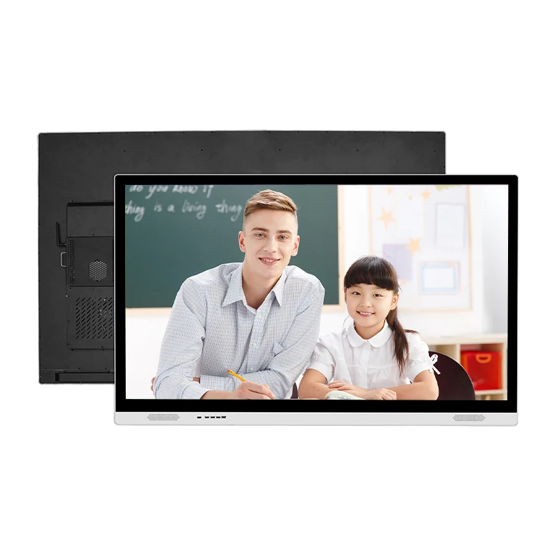 

55-дюймовый большой экран, образовательная цифровая доска с сенсорным экраном, умная доска для электронного обучения или для конференций, вс...