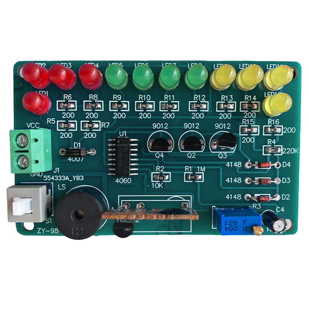 DC4.5-5V CD4060 SMD музыкальный фонарь сварочный комплект мечта Электронная рукоделие