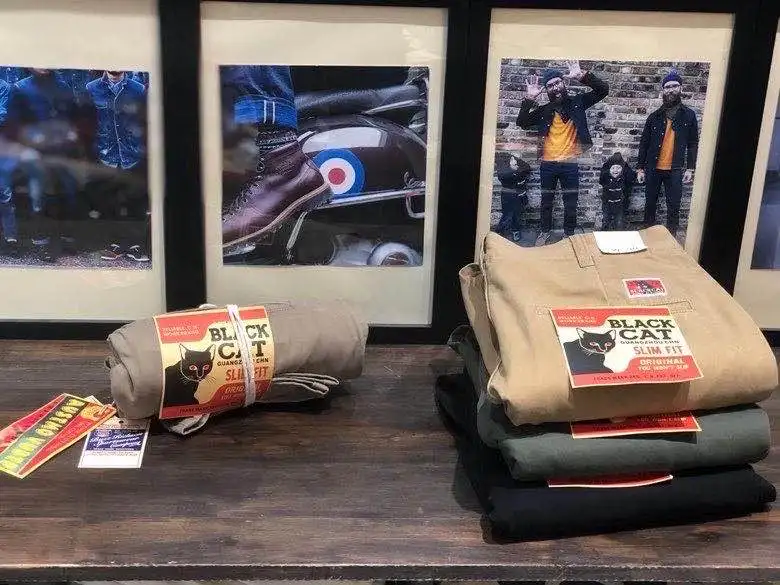 Хлопковые мужские брюки в стиле ретро