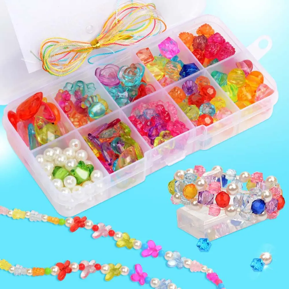 

Набор для изготовления пазлов ручной работы, ожерелья, подарок для девочки, Детские Поделки, игрушка, Набор для изготовления ювелирных изделий, развивающие игрушки, детская игрушка из бисера