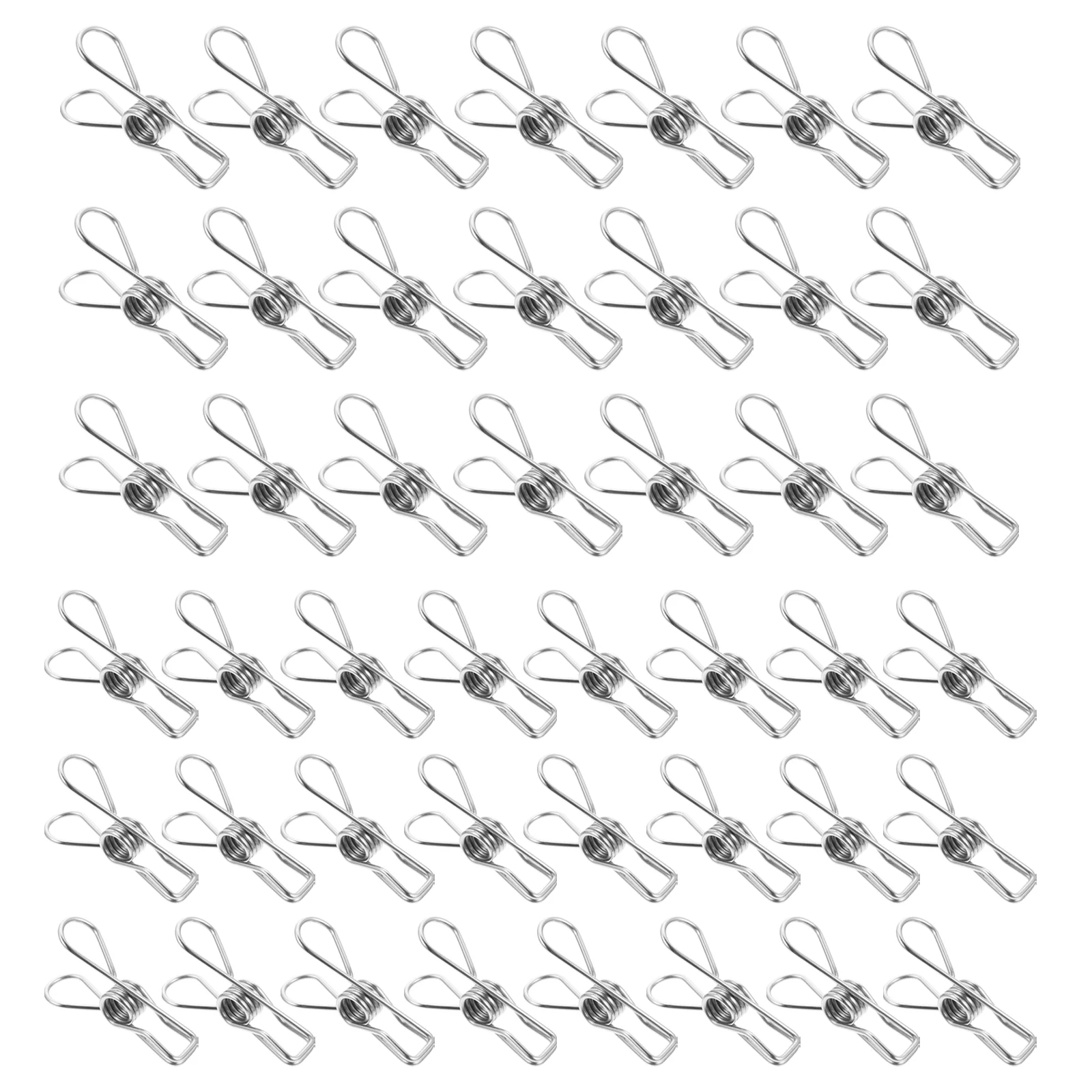 

100 Pcs Clips Stainless Steel Clothes Pin Laundry Clips Clothesline Utility Clips Stainless Clothespin Wire Clothespins