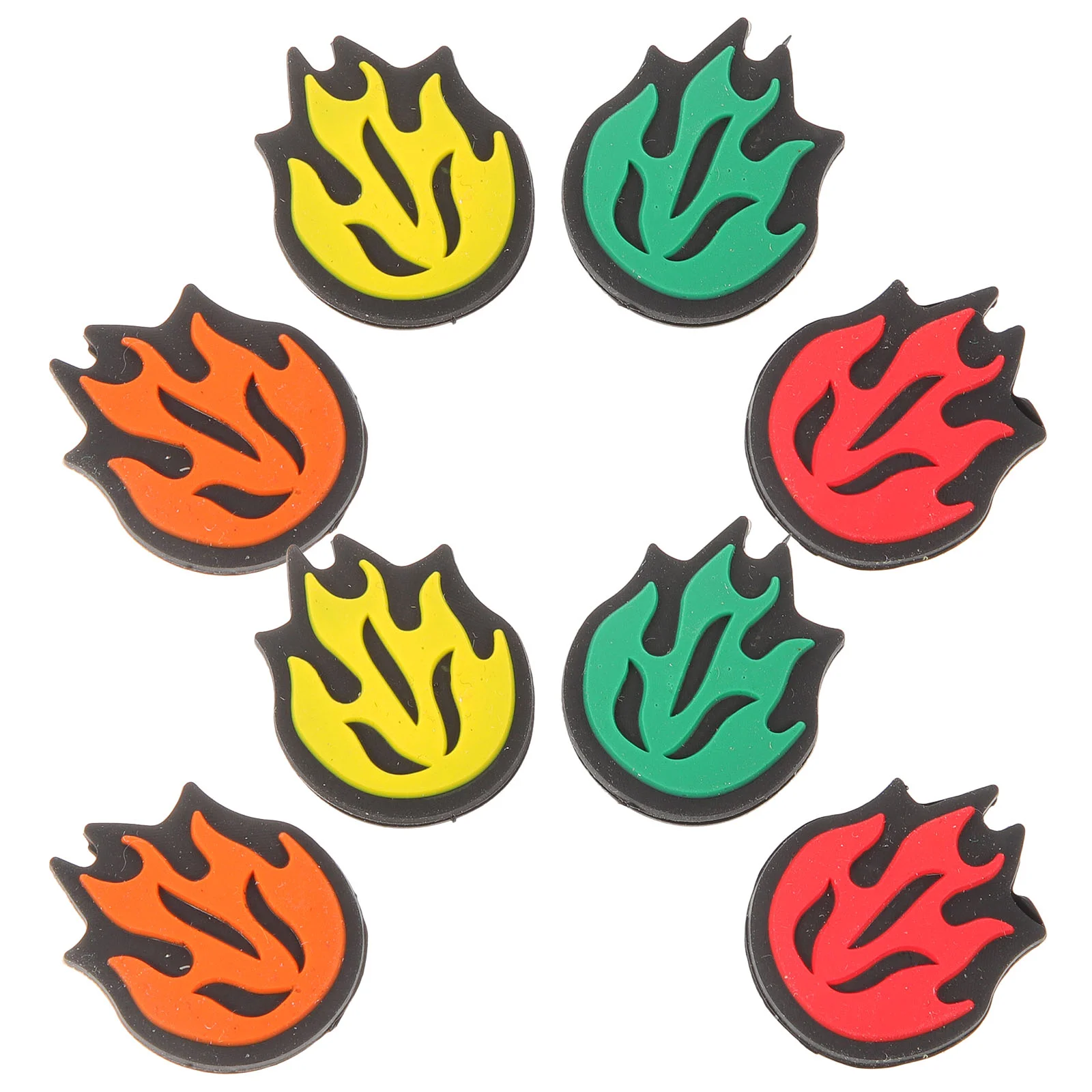 8 шт. теннисная ракетка с пламенем амортизатор гаситель вибрации демпфер для