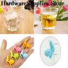 5 шт.лот, этикетки для бокалов, улитки, силиконовые чайные кружки, чайный пакетик, маркеры для бокалов