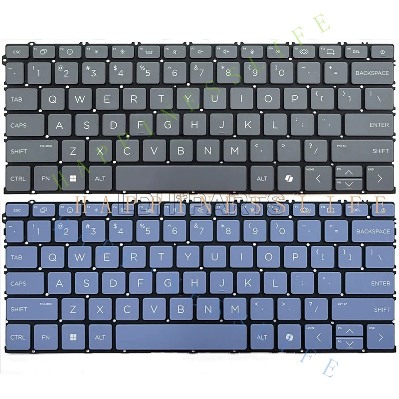 Фото Новая американская клавиатура с подсветкой для ноутбука HP Omnibook 5 Flip 14 дюймов 2-в-1 14-fp №1