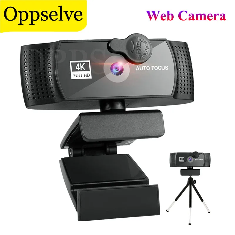 

Webcam 4K Full HD 1080P Web Camera With Dual Microphone For PC Computer Mac Laptop Desktop Conference YouTube Auto Focus Web Cam