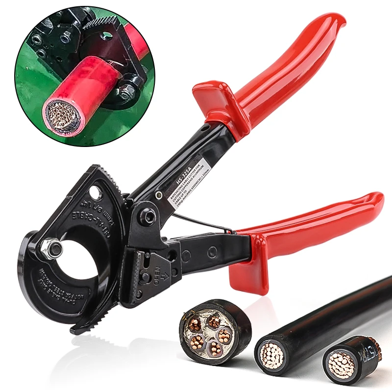 Удобный Инструмент Для Резки Кабеля С Механизмом-кликером Супер Мощный