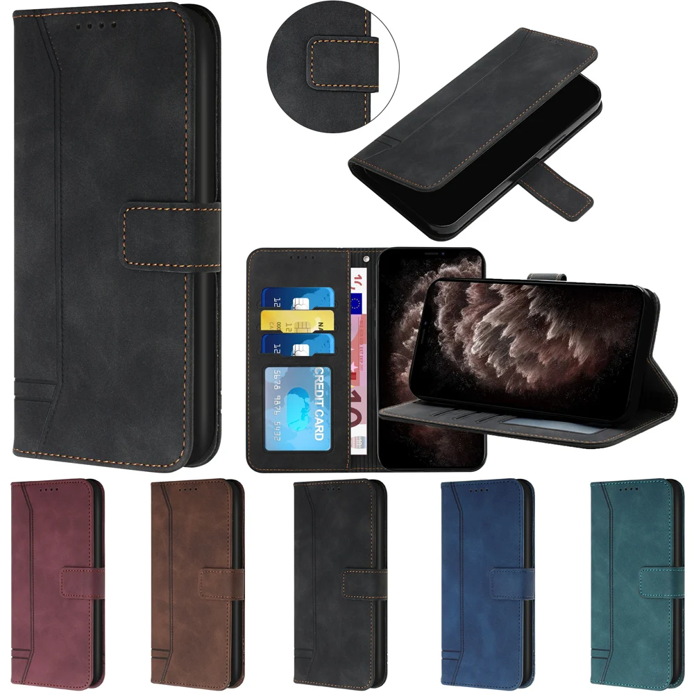 

for Huawei Y6 2018 Case for Huawei Y6 Pro Prime 2017 2018 2019 Case Cover coque Flip Wallet Mobile Phone Cases Covers Sunjolly