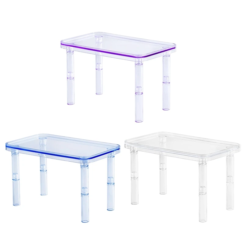 

J2FB Pet Small Animal Plastic Platform Stand Play Climbing Toys for Dwarf Rabbits for Food Bowl Storage