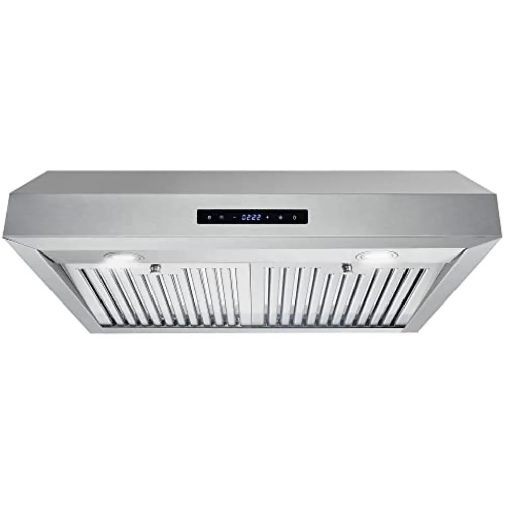 

COSMO UMC30 Ducted Under Cabinet Stainless Steel Range Hood with 380 CFM, Permanent Filters & LED Lights, 30 inch